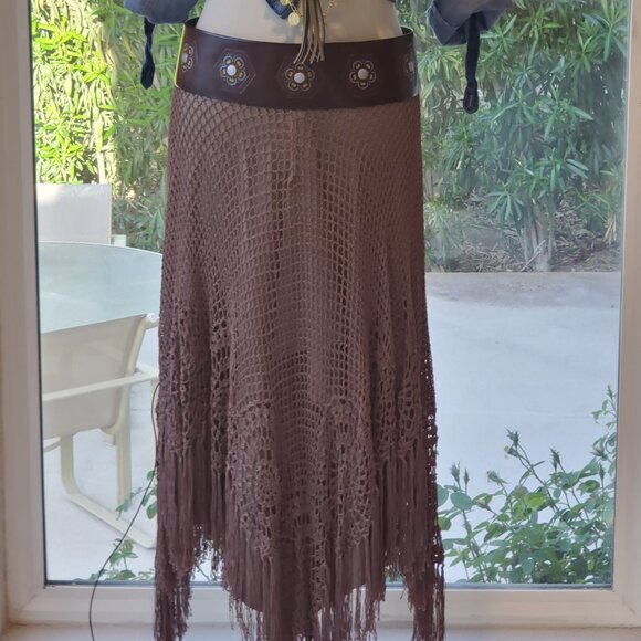 VINTAGE - Authentic 100% Leather Hippie Belt from Ibiza, Circa 1960s main image 5